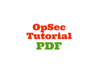 OpSec Tutorial PDF